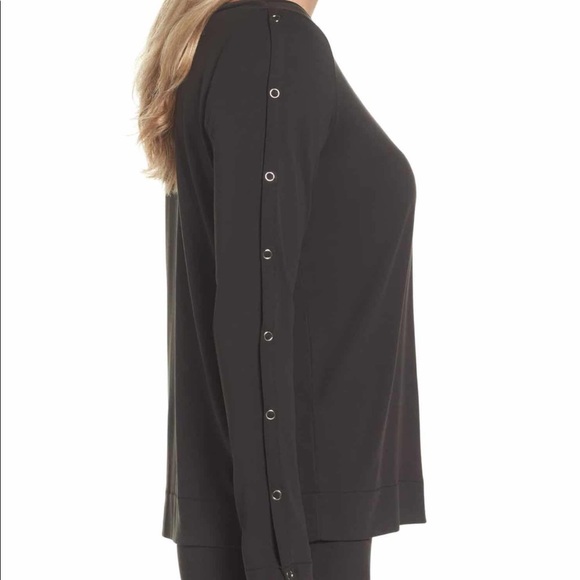 NEW!! BB Dakota Abida Snap Tee size Medium - Picture 4 of 6